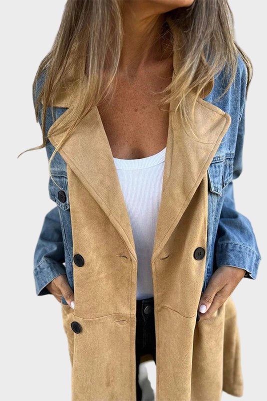 Albert | Tofarvet denim frakke