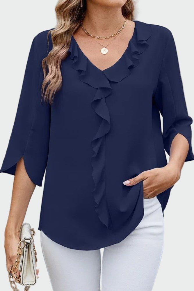 Andrea | Sort bluse
