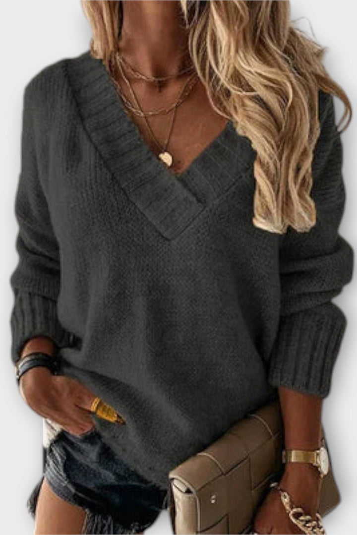 Anette | V-hals sweater
