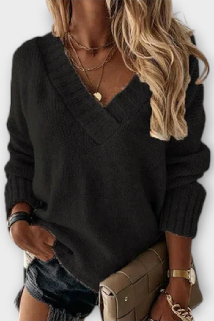 Anette | V-hals sweater
