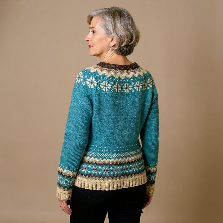 Cassandra | Vintage Island-Strikjakke