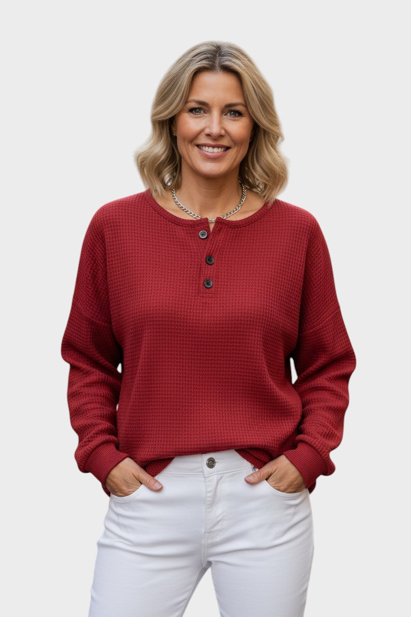 Helle™ | Vaffelstrikket Hyggetørje