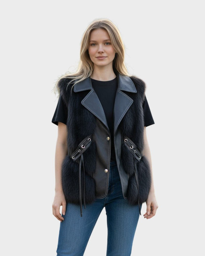 Katrine | Elegant lædervest