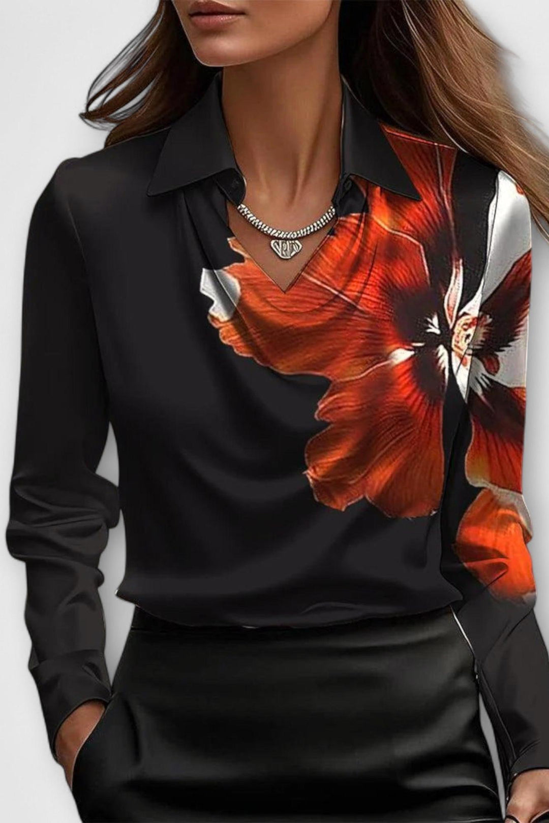 Ronja | Satinbluse