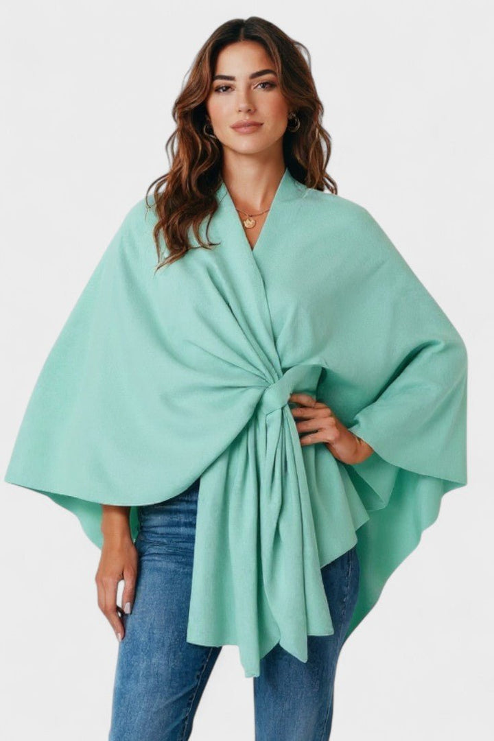 Yvette | Elegant draperet poncho