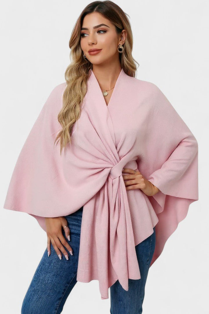 Yvette | Elegant draperet poncho